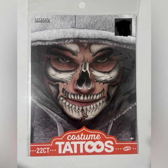 New! Costume Tattoo 22 Tattoos included - Picture 1 of 1
